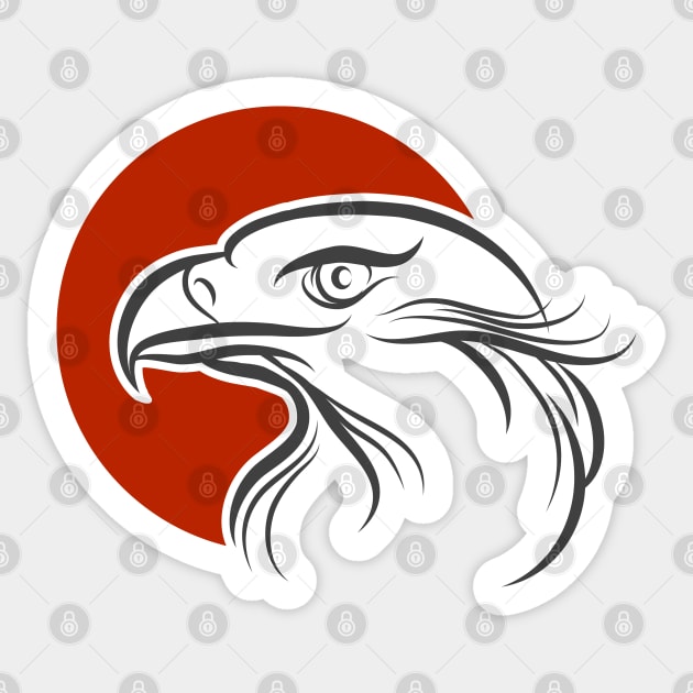 Eagle Emblem Sticker by devaleta